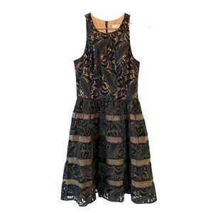 Aiden Mattox Lace Overlay Dress in Size 4